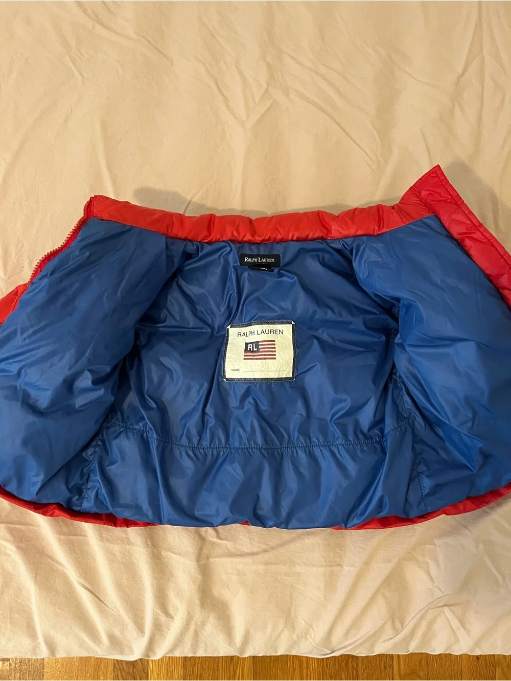Ralph Lauren Red Puffer Coat 6 - 12 Months
